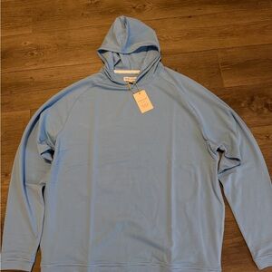 ❗️SALE❗️Peter Millar Men's Light Blue Hoodie